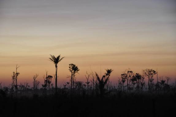 Um belo fim de tarde antes de chegarmos à Riberalta, onde passamos nossa segunda noite na longa rota entre Coroico, na Bolívia,  e a fronteira com o Brasil